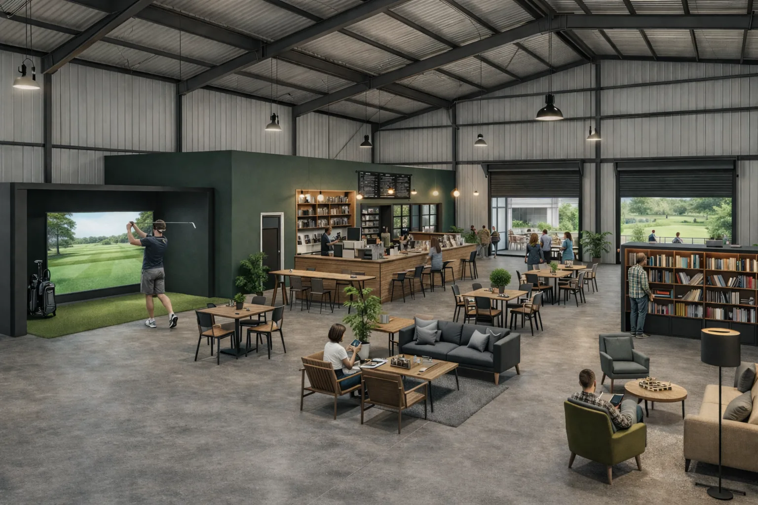 Fertige Halle – Vision Projektreich